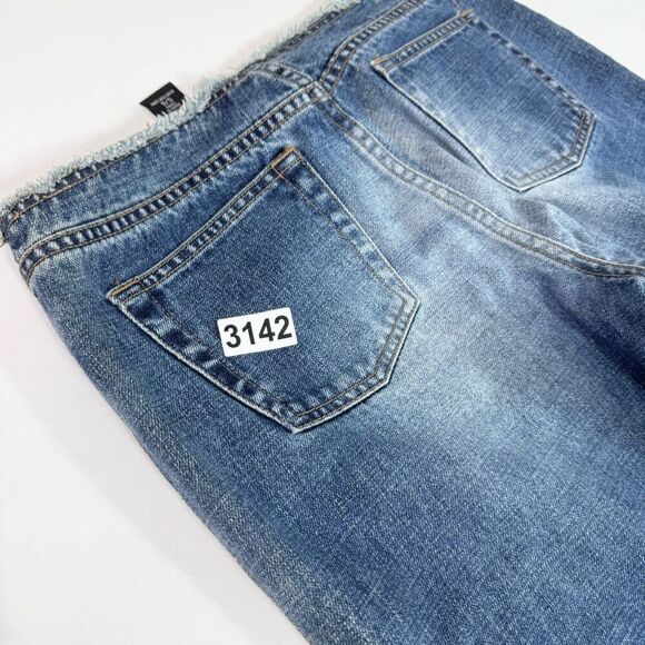 VTG Express Jeans Womens 6 Flare Y2K Low Rise Rhinestone Glam Streetwear - Picture 9 of 9